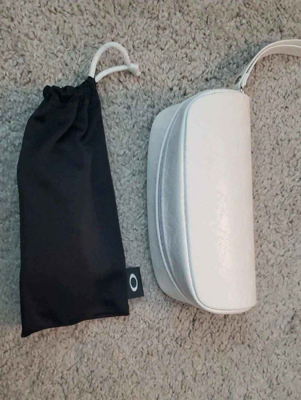 Oakley Black Sunglasses with Subtle Black And White Accents